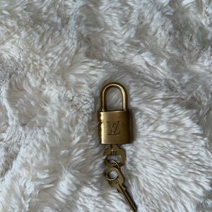 Louis vuitton key and lock genuine